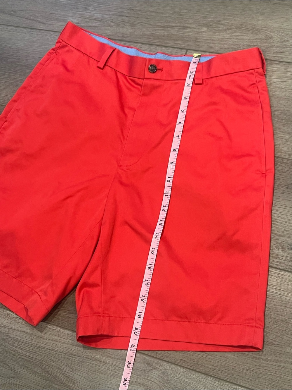 Brooks Brothers Lightweight Advantage Chino Shorts Bright Red Waist 32 - Picture 4 of 11
